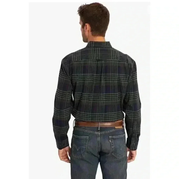 Orvis Green And Blue Plaid Long Sleeve Button Up‎ Shirt Mens Sz XL EUC - Picture 2 of 12